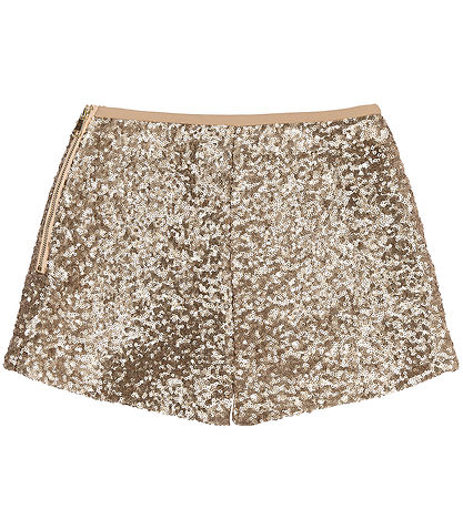 The New Shorts - TnRupa - Gold m. Pailletten