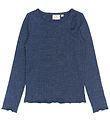 The New Bluse - TnRina - Rib - Glitter - Navy Blazer The New Bluse - TnRina - Rib - Glitter - Navy Blazer