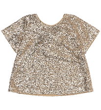The New Bluse - TnRupa - Gold m. Pailletten