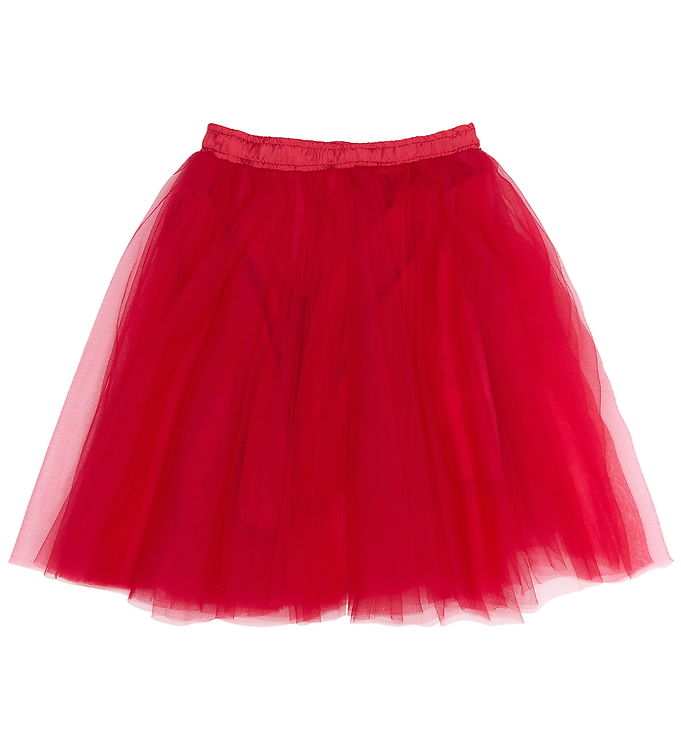 The New Tylskørt Rød - Str. 7-8y 122/128cm