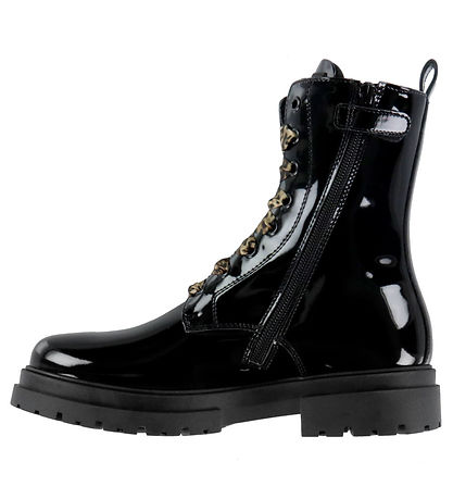 Tommy Hilfiger Støvler - Lace-Up - Sort