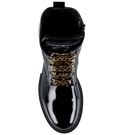 Tommy Hilfiger Støvler - Lace-Up - Sort