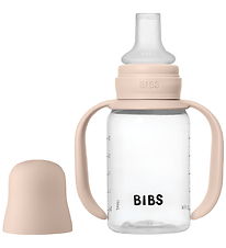BIBS Sutteflaske m. Håndtag - 150 ml - Blush