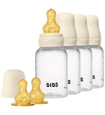 BIBS Sutteflasker - 4-pak - 150 ml - Naturgummi - Ivory