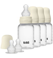 BIBS Sutteflasker - 4-pak - 150 ml - Silikone - Ivory
