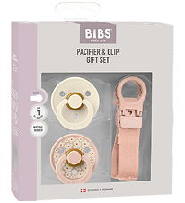 BIBS Colour Gavesæt - Sutter/Suttesnor - Str. 1 - Blush