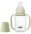 BIBS Sutteflaske m. Håndtag - 150 ml - Sage