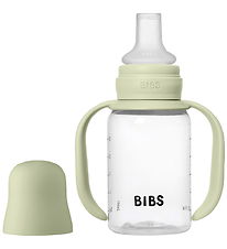 BIBS Sutteflaske m. Håndtag - 150 ml - Sage