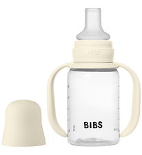 BIBS Sutteflaske m. Håndtag - 150 ml - Ivory