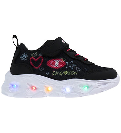 Champion Sko m. Lys - Funfair Print G TD Low - Sort