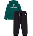 Champion Sweat Set - Cardigan/Sweatpants - Forest Peak Green