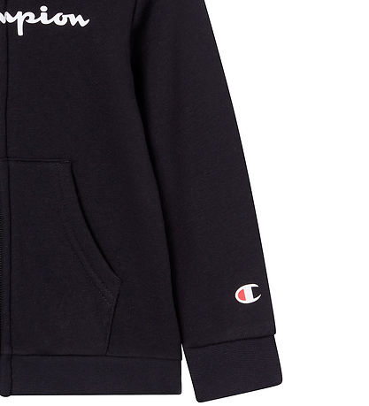 Champion Sweatsæt - Cardigan/Sweatpants - Black Beauty