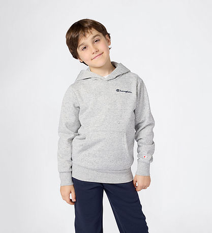 Champion Hættetrøje - New Oxford Grey Melange