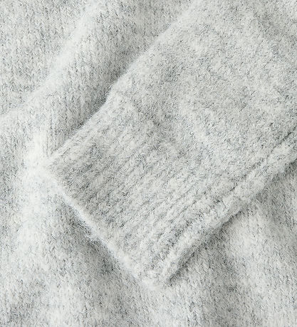 LMTD Bluse - Strik - Short - NlfBullo - Light Grey Melange
