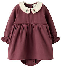 Lil Atelier Kjolebody l/æ - NbfRebel - Catawba Grape