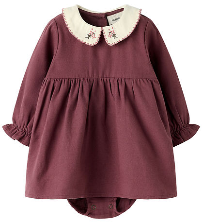Lil Atelier Kjolebody l/æ - NbfRebel - Catawba Grape