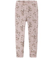 Name It Leggings - Uld - NmfWillow - Shadow Gray/Long flowers