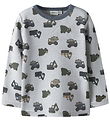Name It Bluse - Uld - NmmWillow - Micro Chip/WORKING MACHINES