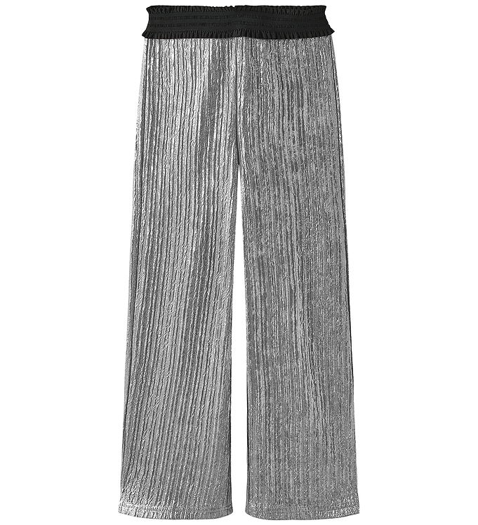 NAME IT Wide Glimmer Bukser Reneing Silver