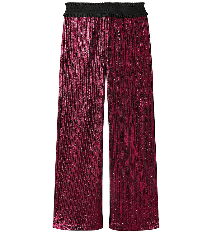 NAME IT Wide Glimmer Bukser Reneing Fandango Pink