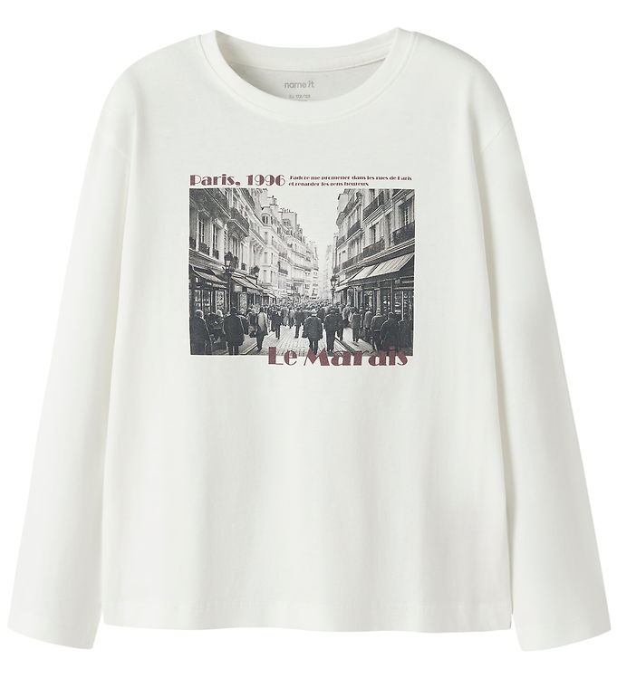 Name It Bluse - NkfVotea - Cloud Dancer/Le Marais