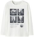 Name It Bluse - NkmVoto - Cloud Dancer/Paris Photo
