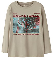 Name It Bluse - NkmVoto - Island Fossil/Basketball Name It Bluse - NkmVoto - Island Fossil/Basketball