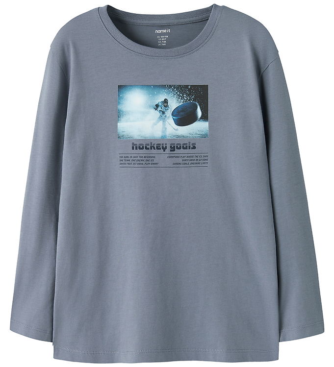 Name It Bluse - NkmVoto - Flint Stone/Hockey