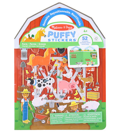 Melissa & Doug Klistermærker - 52 stk. - Farm