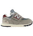 New Balance Sko - 574 - Arid Stone/Monarch Burgundy