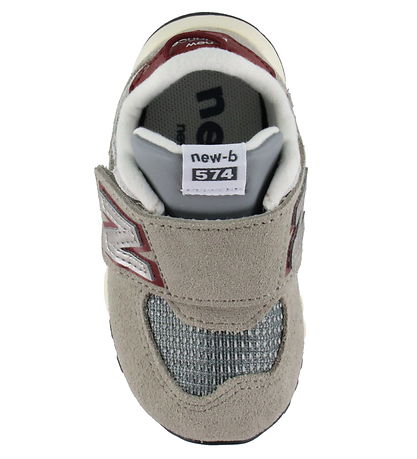 New Balance Sko - 574 - Arid Stone/Monarch Burgundy