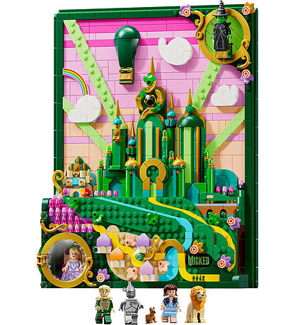 LEGO® Wicked - Emerald City - Vægkunst - 75685 - 1518 Dele