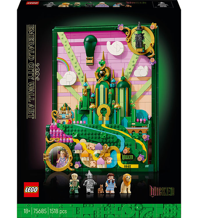 LEGO® Wicked - Emerald City - Vægkunst 75685 - 1518 Dele