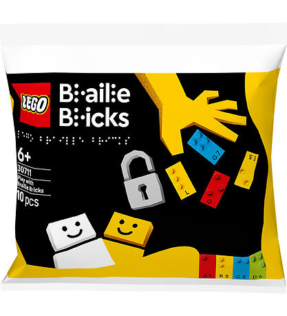 LEGO® Leg med brailleklodser - 30711 - 10 Dele