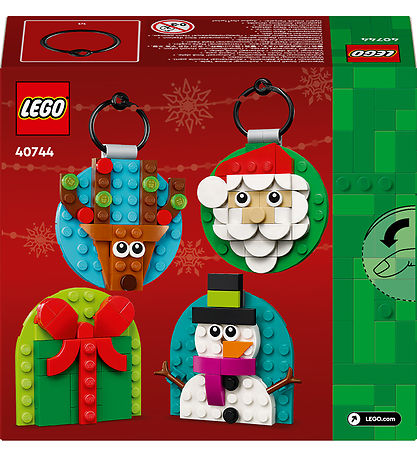 LEGO® Julepynt - Dekorationer til ophængning - 40744 - 153 Dele