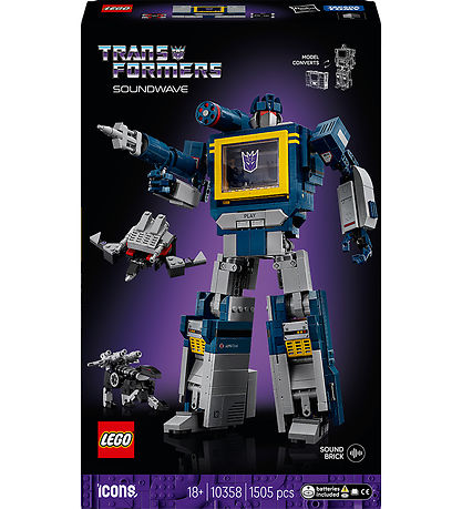 LEGO® Icons - Transformers: Soundwave - 10358 - 1505 Dele