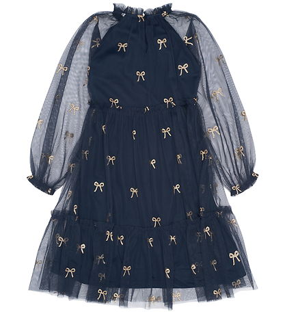 The New Kjole - TnRudelle - Navy Blazer AOP