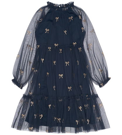 The New Kjole - TnRudelle - Navy Blazer AOP
