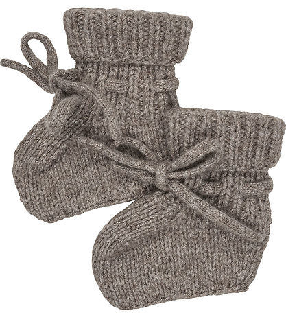 Lalaby Booties - Knitted - Cony - Millet