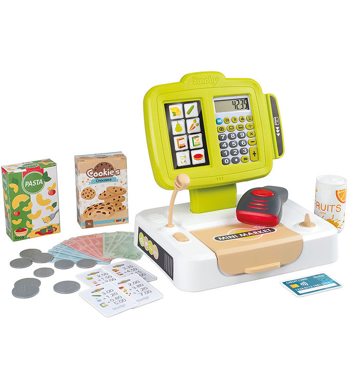 Smoby Kasseapparat m. Lys/Lyd - 30 dele