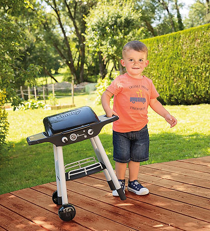 Smoby Grill m. Tilbehør - 18 Dele - Sort