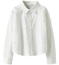 Name It Skjorte - NkfRhing - Bright White/Overalt