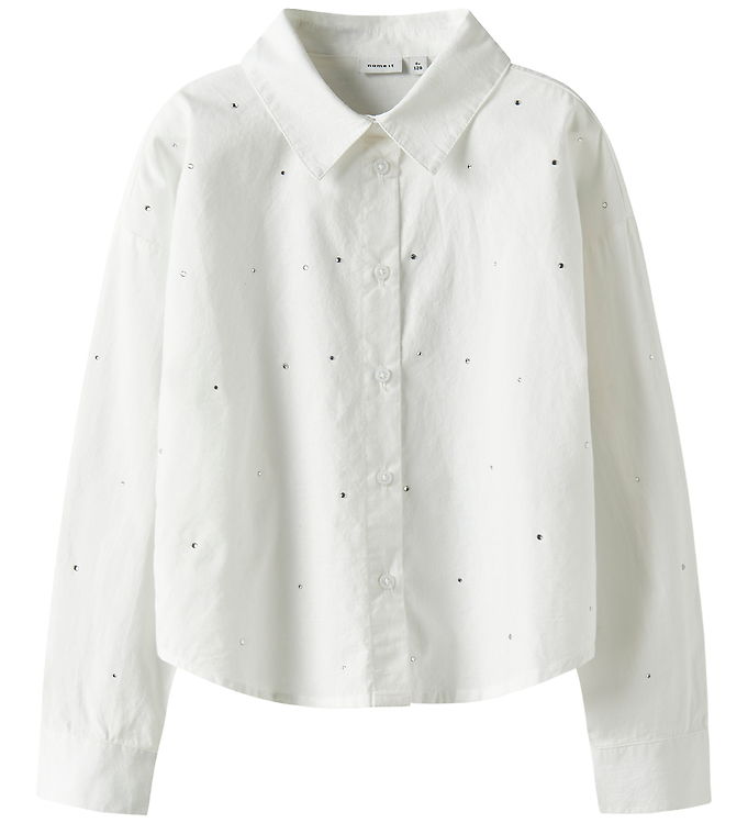 Name It Skjorte - NkfRhing - Bright White/All-Over