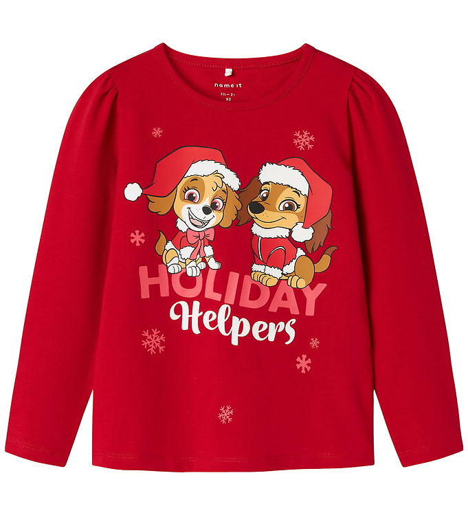 Name It Bluse - NmfSasa - Paw Patrol - Barbados Cherry