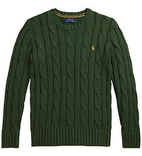 Polo Ralph Lauren Bluse - Strik - Bottle Green