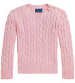 Polo Ralph Lauren Bluse - Cable - Hint of Pink Polo Ralph Lauren Bluse - Cable - Hint of Pink
