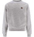 Hound Sweatshirt -  Crew - Light Grey Melange