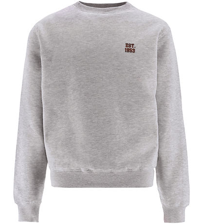 Hound Sweatshirt -  Crew - Light Grey Melange