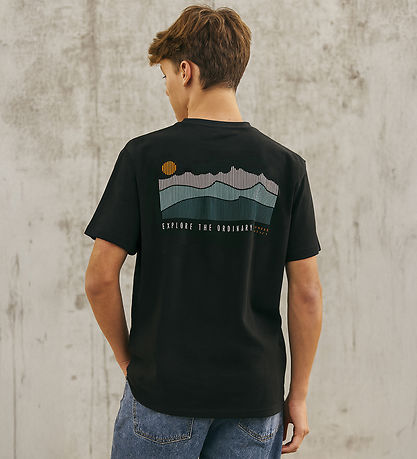 Hound T-shirt - Sort m. Print