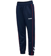 Hummel Sweatpants - HmlJr Interlock - Dress Blue Hummel Sweatpants - HmlJr Interlock - Dress Blue